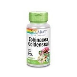ECHINACEA ROOT-GOLDENSEAL ROOT 100 CAPSULAS -SOLARAY
