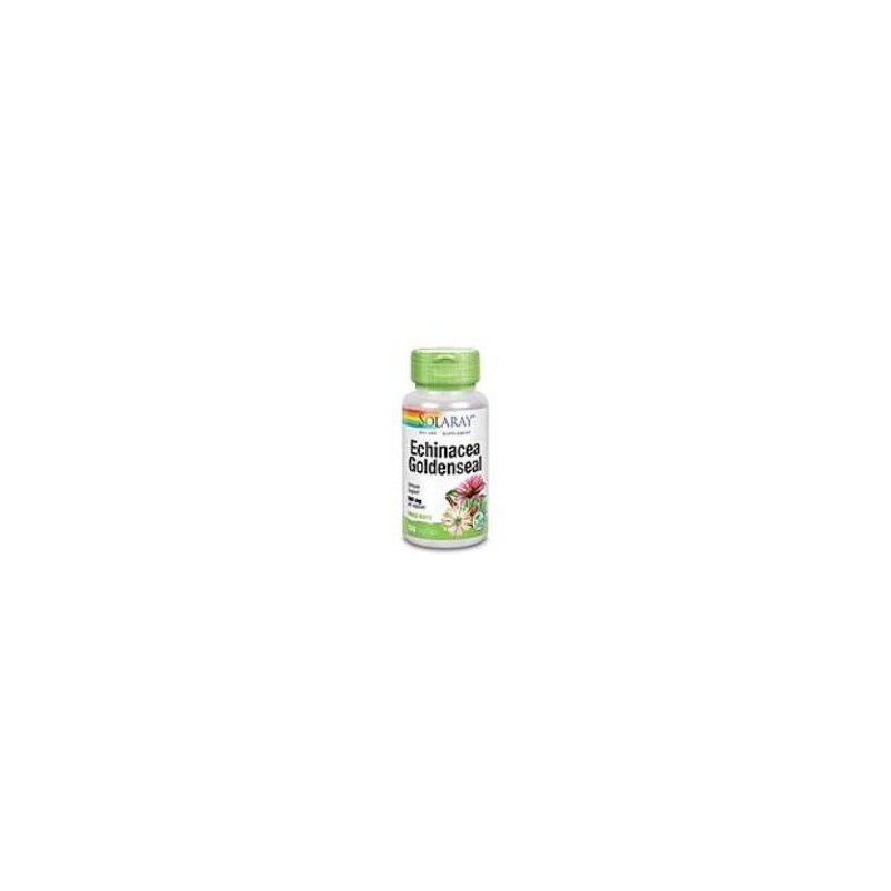 ECHINACEA ROOT-GOLDENSEAL ROOT · 100 CAPSULAS · SOLARAY