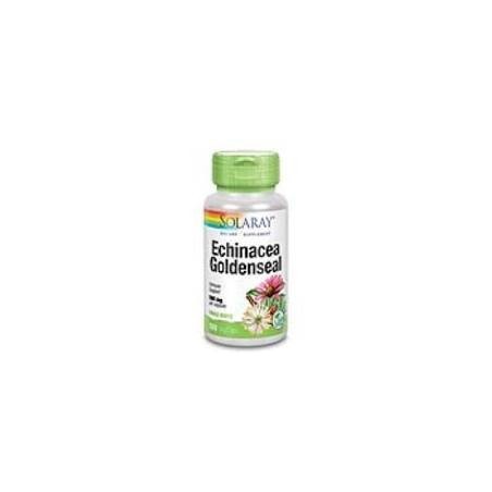 ECHINACEA ROOT-GOLDENSEAL ROOT · 100 CAPSULAS · SOLARAY