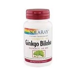 GINKGO BILOBA 60mg · 60 CAPSULAS · SOLARAY