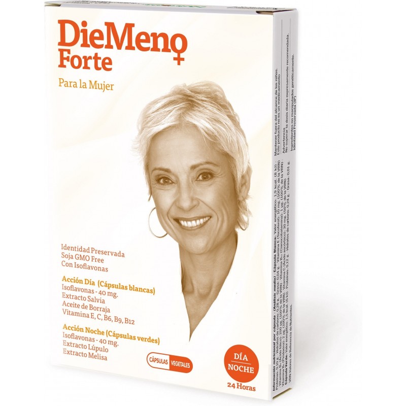 DIEMENO FORTE  · 30 +30 CAPSULAS · NUTRIOPS