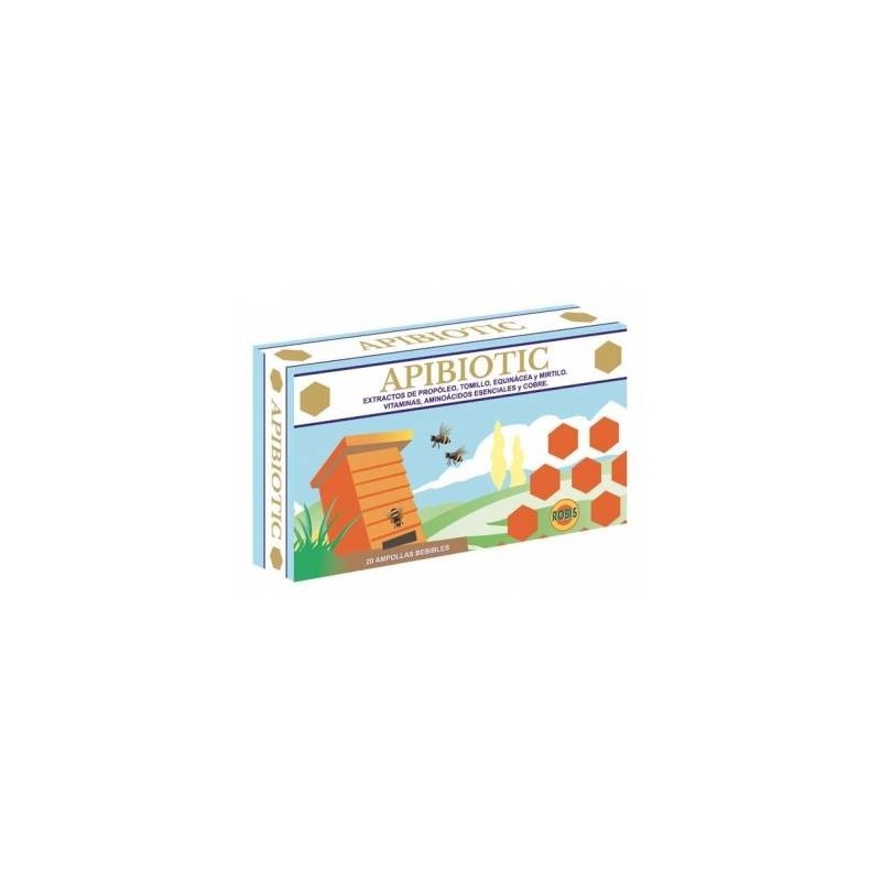 Comprar Apibiotic 20 ampollas Robis 9.90