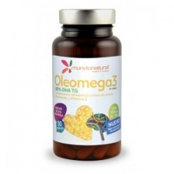 Oleomega 3 1.000 mg (80% DHA)  Mundo Natural  30 perlas