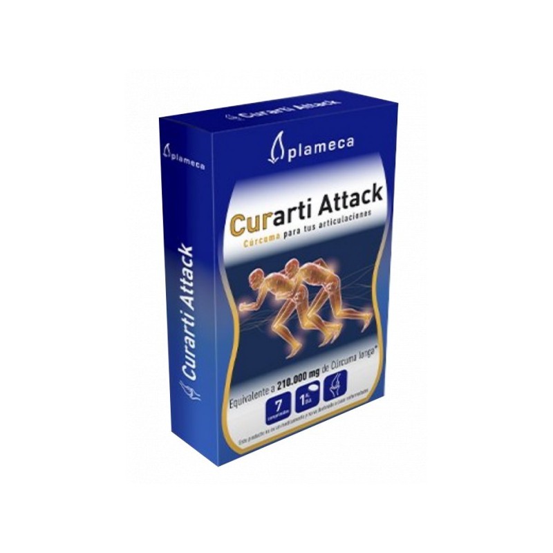 Curarti Attack · Plameca  7 comprimidos