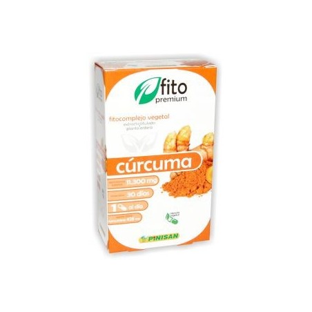 FITOPREMIUM CURCUMA · 30 CÁPSULAS · PINISAN  (3 envases )