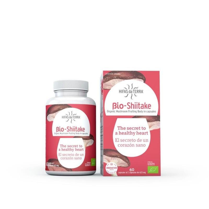 Bio Shiitake · 60 cápsulas · Hifas Da Terra