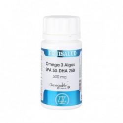 OMEGA 3 ALGAS EPA 50-DHA 250 500 MG 40 PERLAS EQUISALUD