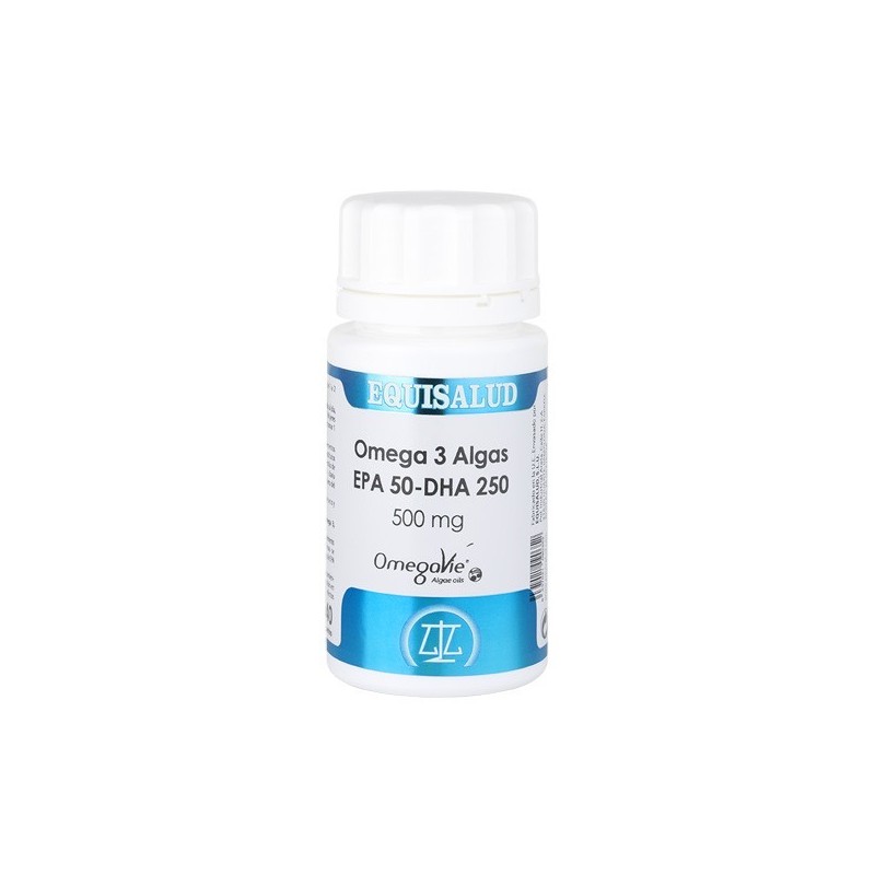 OMEGA 3 ALGAS EPA 50-DHA 250 500 MG 40 PERLAS EQUISALUD