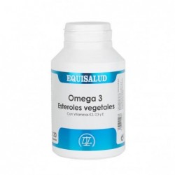 OMEGA 3 ESTEROLES VEGETALES CON VITAMINAS K2, D3 Y E 120 CÁPSULAS EQUISALUD