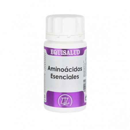 AMINOÁCIDOS ESENCIALES · 50 CÁPSULAS · EQUISALUD