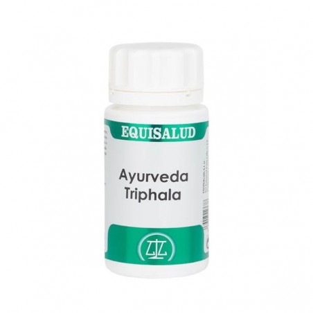 AYURVEDA TRIPHALA 50 · CÁPSULAS · EQUISALUD