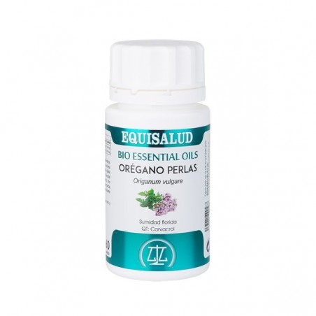 BIO ESSENTIAL OILS ORÉGANO · 60 PERLAS · EQUISALUD