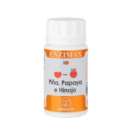 ENZIMAX PIÑA, PAPAYA E HINOJO · 50 COMPRIMIDOS · EQUISALUD