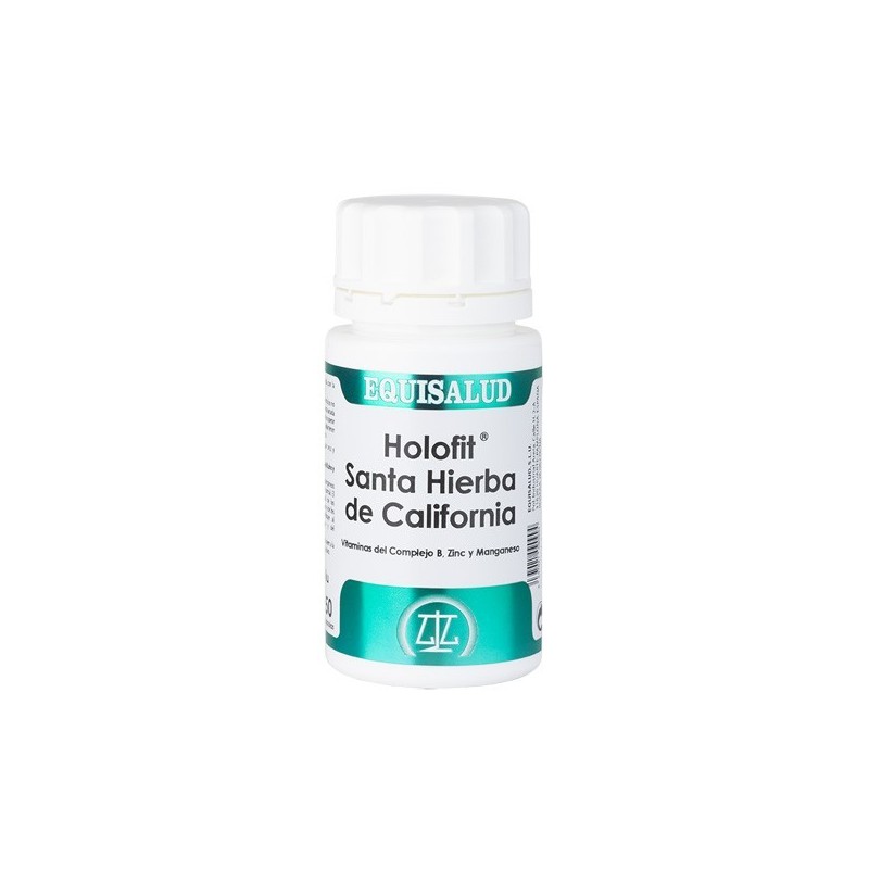HOLOFIT SANTA HIERBA DE CALIFORNIA · 50 CÁPSULAS · EQUISALUD