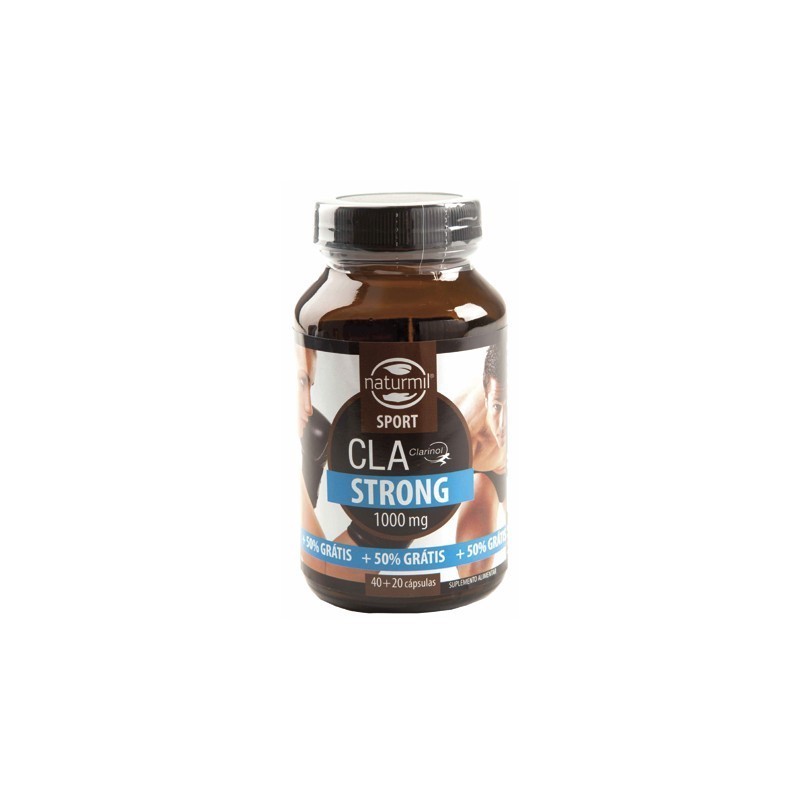 CLA STRONG 1000MG ( 40 + 20 CAPSULAS ) NATURMIL SPORT