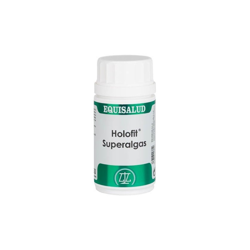 HOLOFIT SUPERALGAS · 50 CÁPSULAS · EQUISALUD
