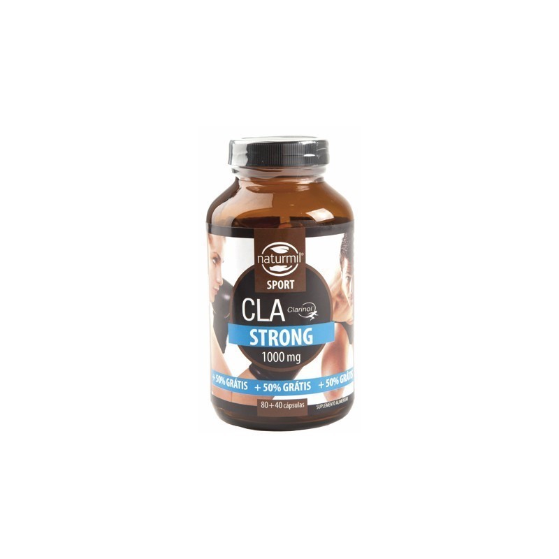 CLA STRONG 1000MG ( 80 + 40 CAPSULAS ) NATURMIL SPORT