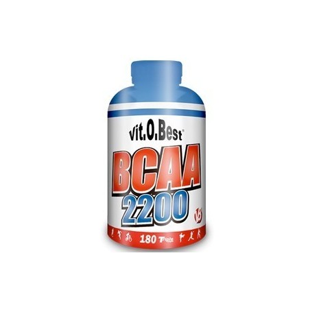BCAA 2200 · 180 TRIPLE CAPS · VIT.O.BEST
