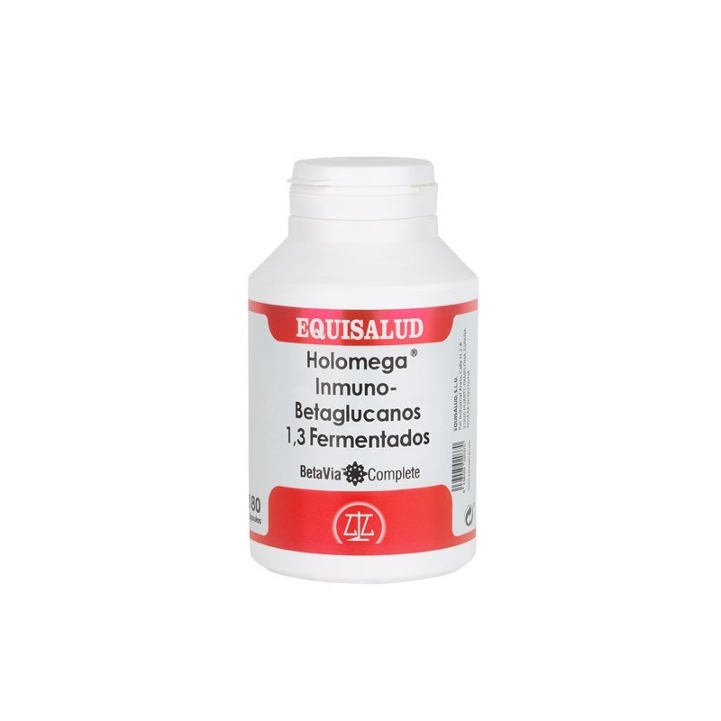 HOLOMEGA INMUNO-BETAGLUCANOS 1,3 FERMENTADOS ·180 CÁPSULAS · EQUISALUD