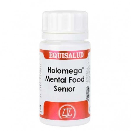 HOLOMEGA MENTAL FOOD SENIOR · 50 CÁPSULAS · EQUISALUD