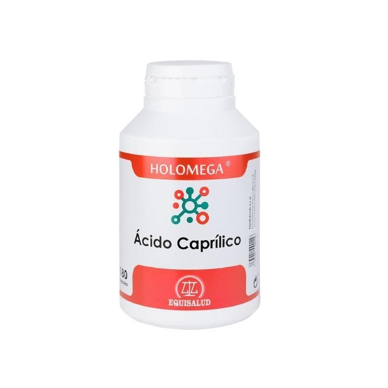 HOLOMEGA ÁCIDO CAPRÍLICO ·180 CÁPSULAS · EQUISALUD