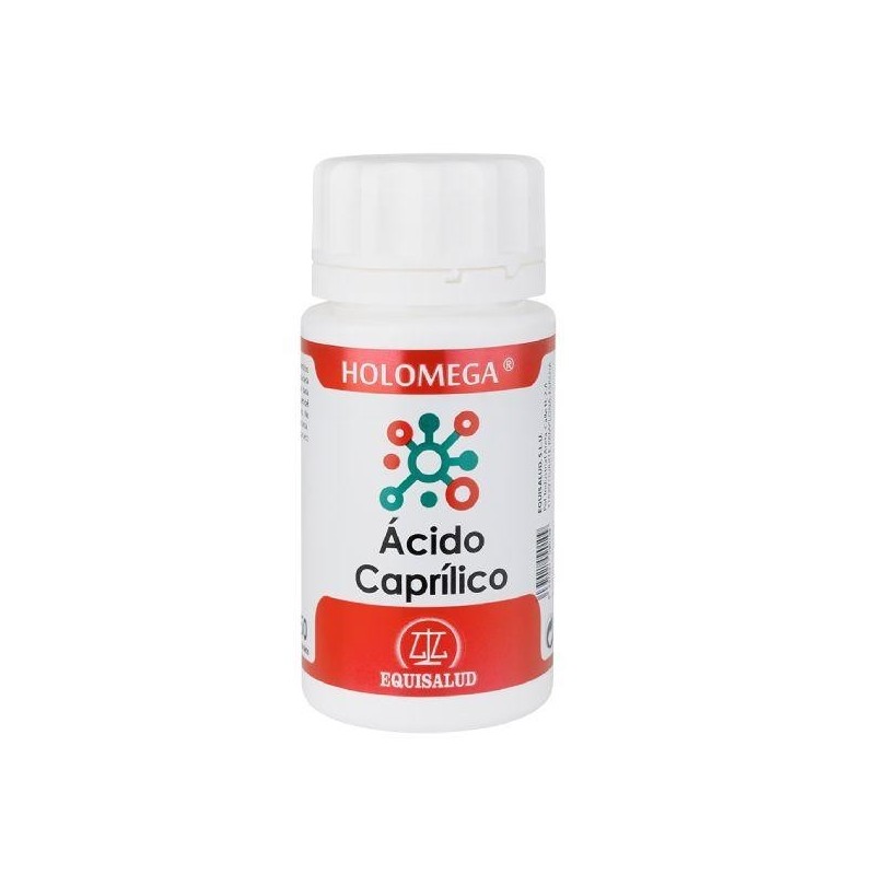 HOLOMEGA ÁCIDO CAPRÍLICO ·50 CÁPSULAS · EQUISALUD