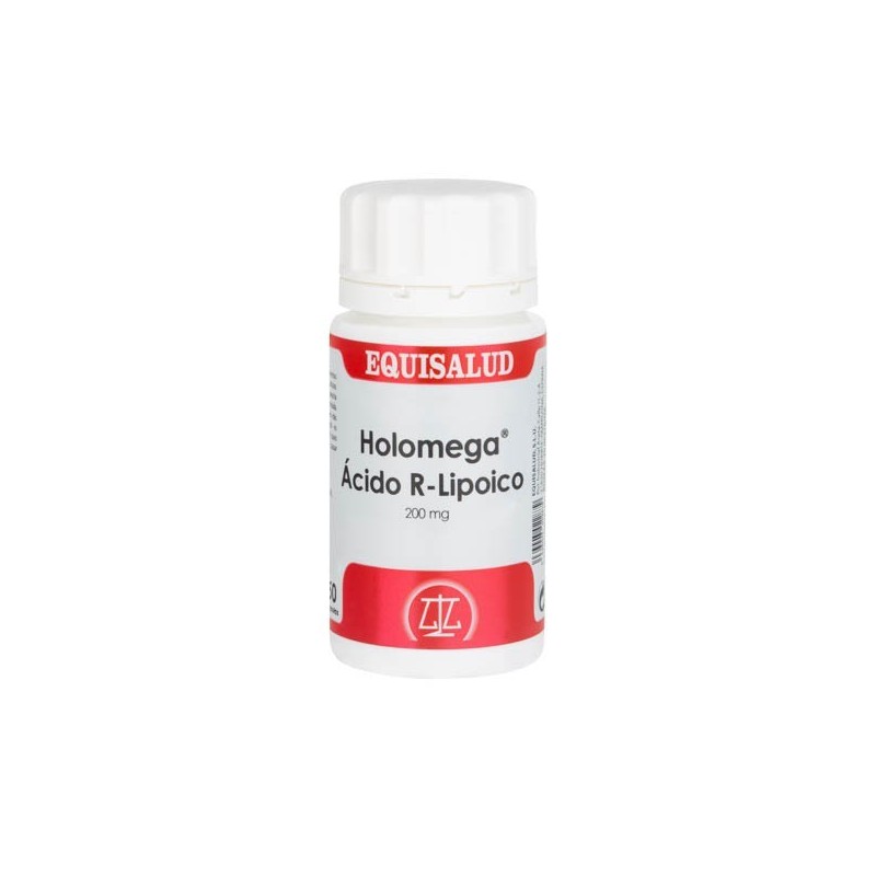 HOLOMEGA ÁCIDO R-LIPOICO · 50 CÁPSULAS · EQUISALUD