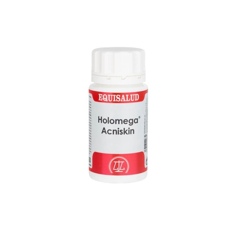 HOLOMEGA ACNISKIN · 50 CÁPSULAS · EQUISALUD