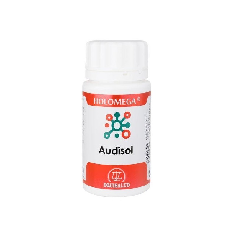HOLOMEGA AUDISOL · 50 CÁPSULAS · EQUISALUD