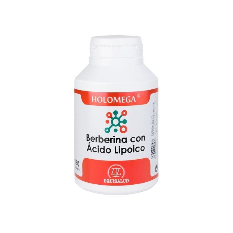 HOLOMEGA BERBERINA CON ÁCIDO LIPOICO · 180 CÁPSULAS · EQUISALUD