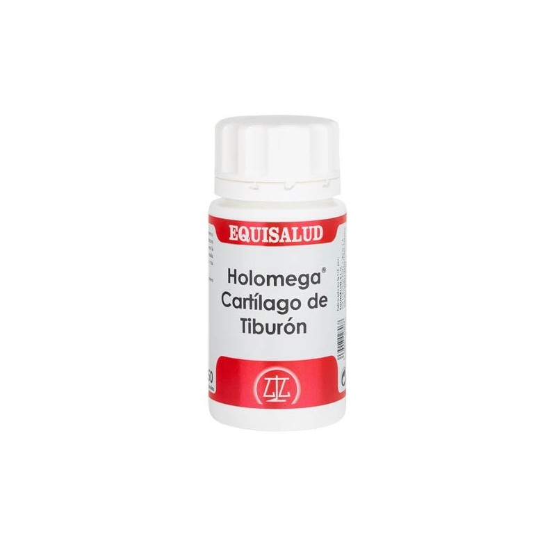 HOLOMEGA  CARTÍLAGO DE TIBURÓN · 50 CÁPSULAS · EQUISALUD