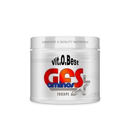 GFS AMINOS · 200 CÁPSULAS · VIT.O.BEST