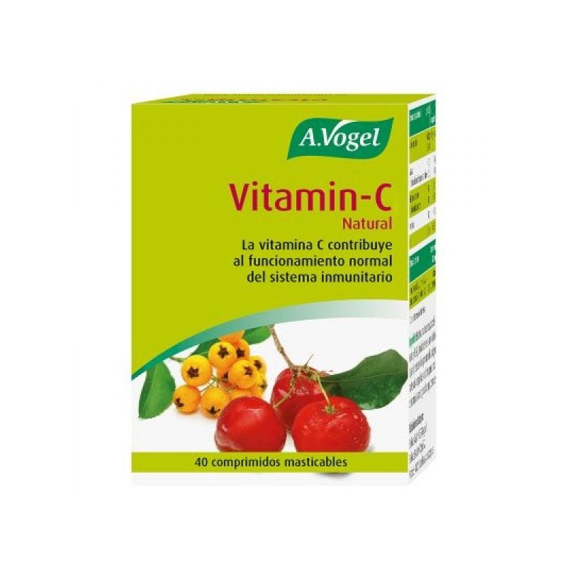BIO C- VITAMINA C · 40 COMPRIMIDOS · A.VOGEL