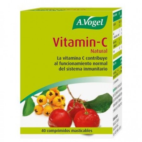 BIO C- VITAMINA C · 40 COMPRIMIDOS · A.VOGEL