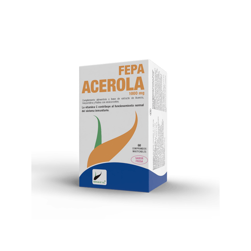 FEPA-ACEROLA 1000 mg - 60 COMPRIMIDOS MASTICABLES - FEPADIET