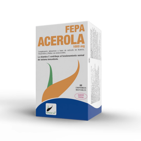 FEPA-ACEROLA 1000 mg - 60 COMPRIMIDOS MASTICABLES - FEPADIET