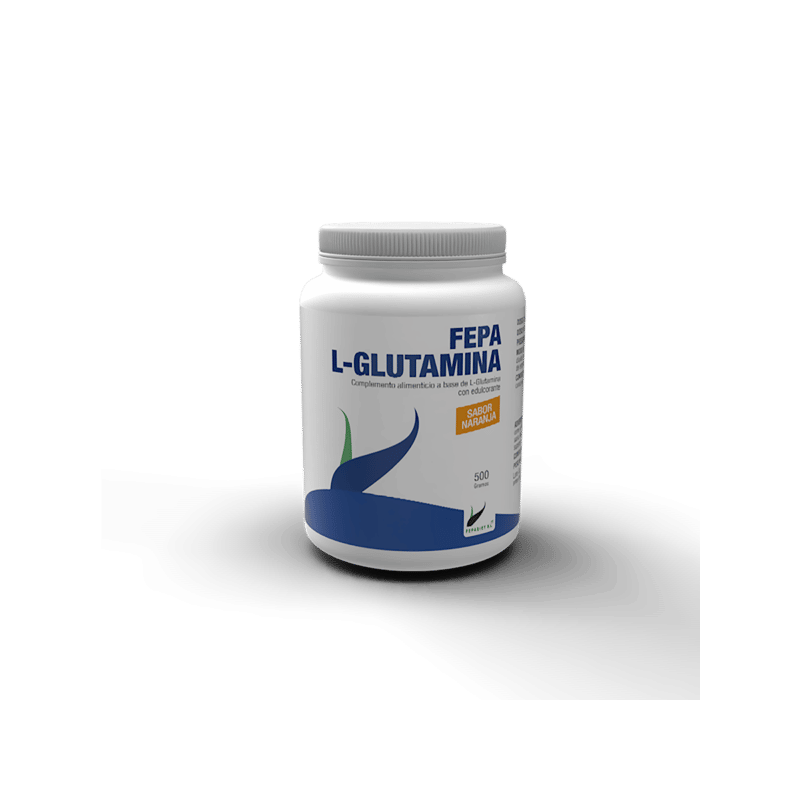 FEPA-L-GLUTAMINA 500 G. sabor NARANJA - FEPADIET