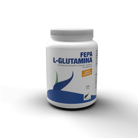 FEPA-L-GLUTAMINA 500 G. sabor NARANJA - FEPADIET