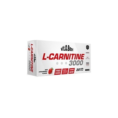 L-Carnitine 3000 · 20 VIALES · VIT-O-BEST