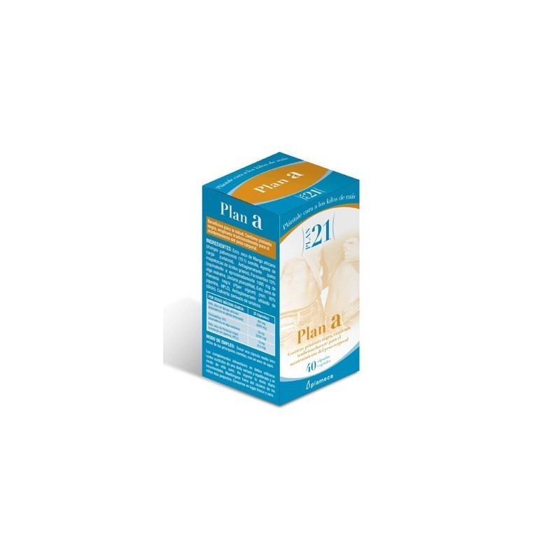 PLAN A abdomen (mango) · 40 cápsulas - Plameca