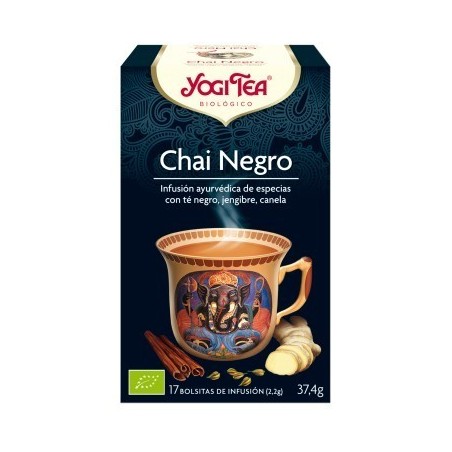 TE CHAI NEGRO ( YOGI TEA ) BIOLOGICO 17 BOLSITAS 1.8g