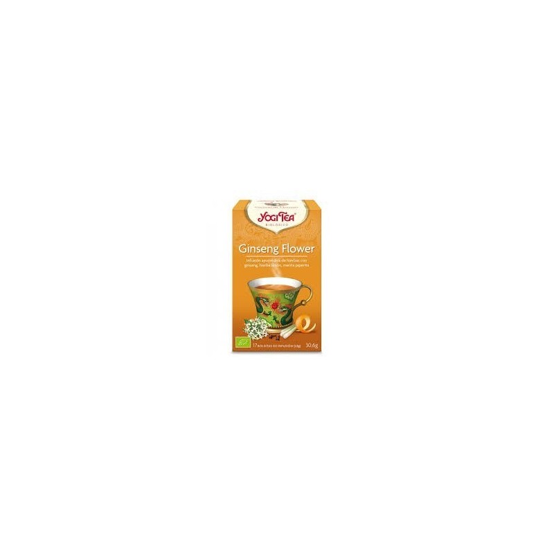 TE GINSENG FLOWER ( YOGI TEA ) BIOLOGICO 17 BOLSITAS 1.8g