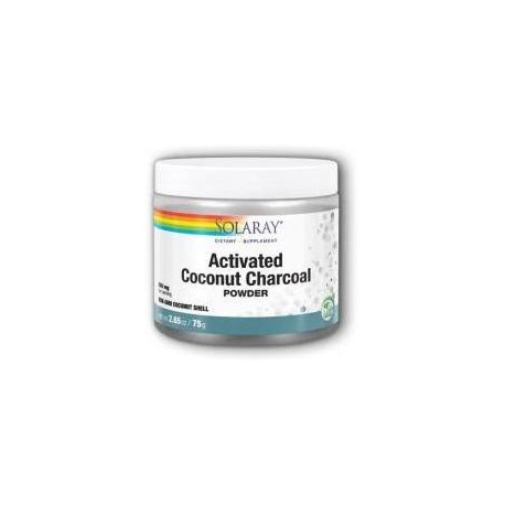 CHARCOAL COCONUT ACTIVATED CARBON ACTIVO  150GR -SOLARAY