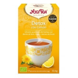 TE DETOX CON LIMON ( YOGI TEA) BIOLOGICO 17 BOLSITAS 1.8g