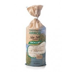 TORTITAS DE ARROZ ( SIN SAL ) BIOCOP ( SIN GLUTEN ) 15 TORTITAS APROXIMADAMENTE.