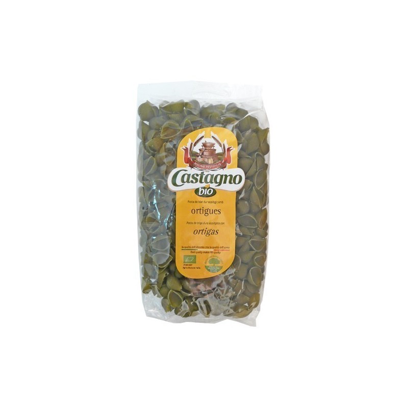 PASTA DE TRIGO DURO CON ORTIGAS ( CASTAGNO ) 500 gr