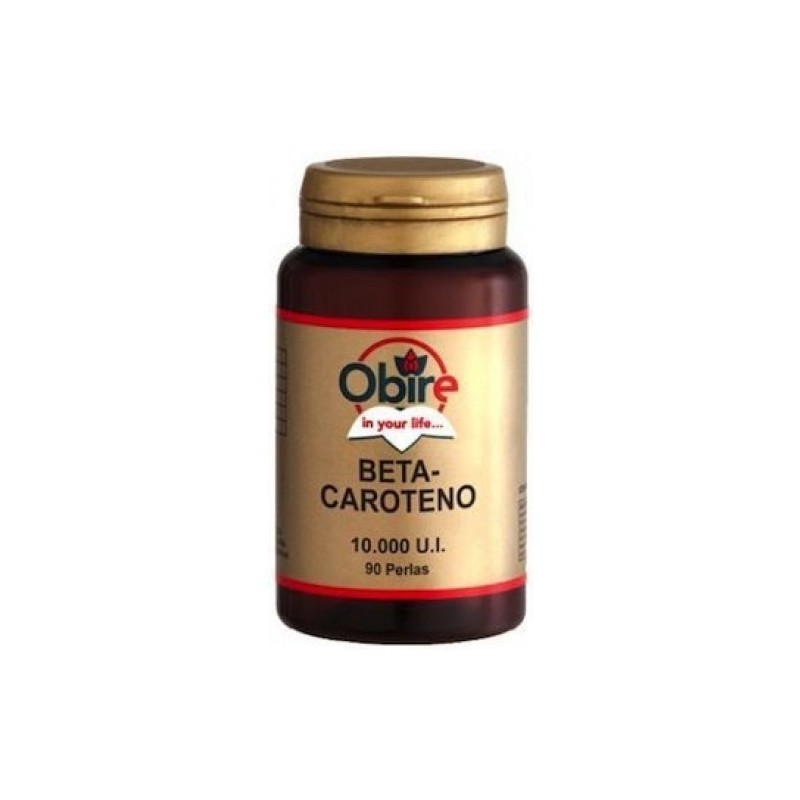 Betacaroteno · 10.000 UI · 90 Perlas · Obire