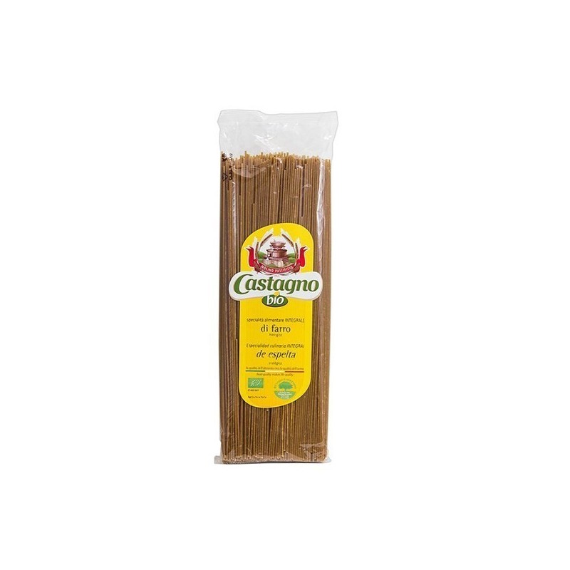 Espaguetis de espelta integral ecológica 500 gr ( CASTAGNO )