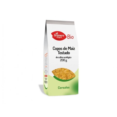 Copos de Maíz Tostado Bio · 200 g · EL GRANERO