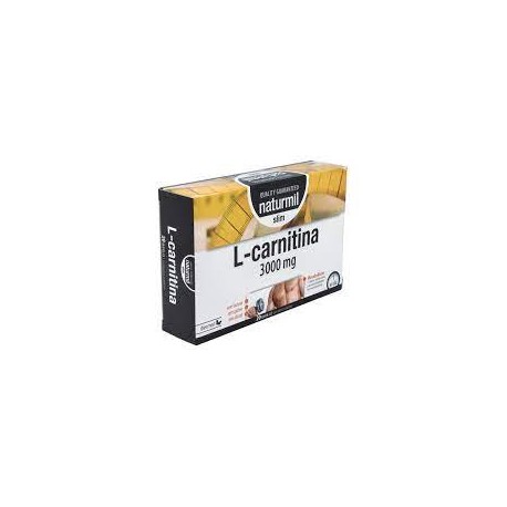 L-Carnitina Strong  3000 mg 20 ampollas  15 ml - Naturmil Sport